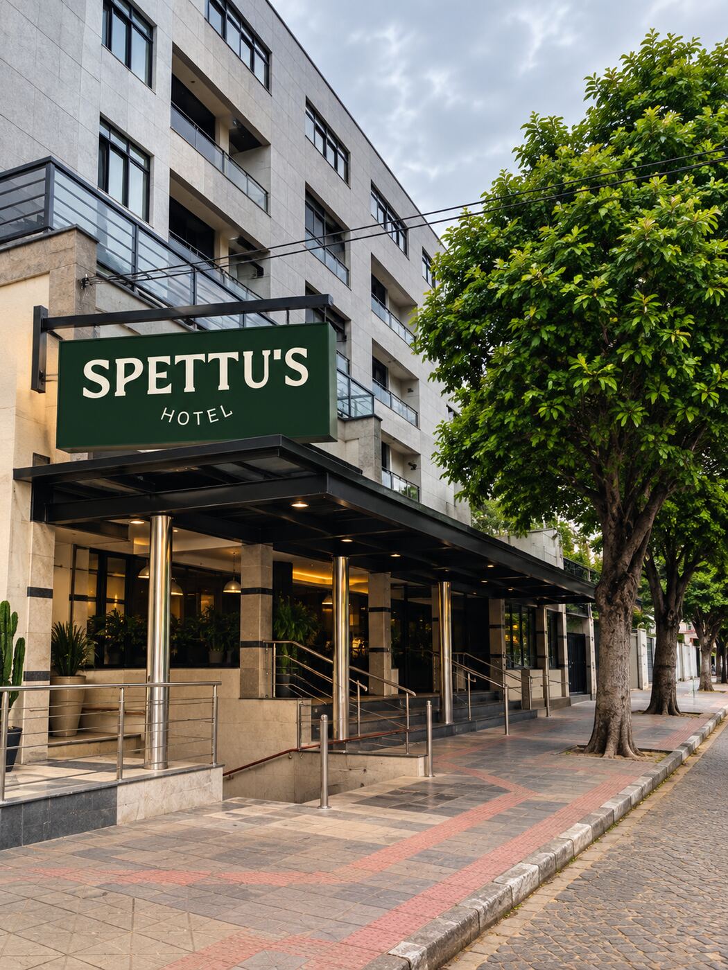 Fachada do Hotel Spettus em Governador Valadares
